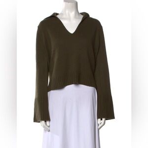 Jenni Kayne Green Cashmere Sweater